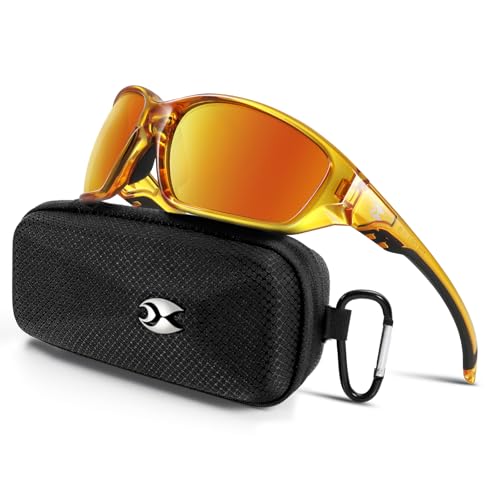 Image of suoso Sports Polarized Sunglasses for Men: Womens UV400 Protection Sun Glasses Wrap Around Goggles for Fishing Driving TR90