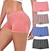 dmuveo Womens Boys Shorts Underwear Seamless Panties Full Coverage Ladies Briefs Soft Stretch Boxer Boyshort For Women 4 Pack Size 6, Medium
