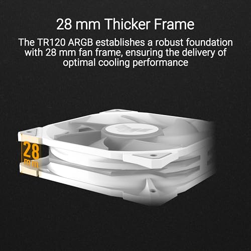 ASUS TUF GAMING TR120 ARGB REVERSE 1 pack Boitier PC Refroidisseur d'air 12 cm Neuf - vue 5