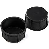 Red Hound Auto 2 Compatible with Ford F-150 Expedition Navigator Rear Console Cup Holder Rubber Inserts Liner