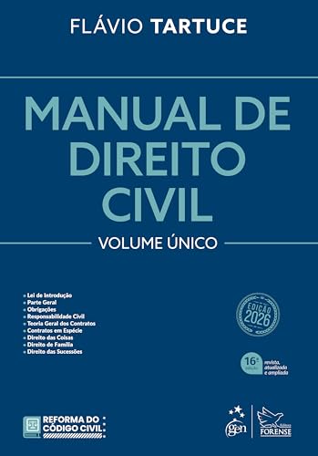 Manual de Direito Civil - Vol. Único - 16ª Edição 2026