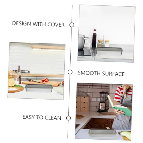 ROMISBABA 2個 ステンレス製密封保鮮ボックス 大容量 食品保存容器 冷蔵庫用フードコンテナ 漏れ防止 蓋付き キッチン収納用 小型鮮保持ケース