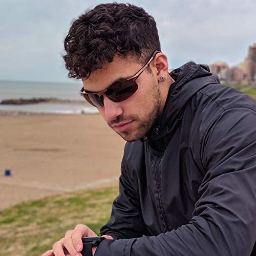 Mens Sports Polarized Sunglasses Driving Metal Frame UV Protection Sunglasses For Men 81772