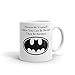 Mug en céramique « Always Be Yourself, Unless You Can Be Batman, blanc, 325 ml