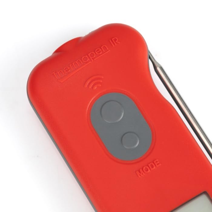 Thermomètre Infrarouge avec Sonde Dépliable Thermapen® – Thermomètre Alimentaire Professionnel 2-en-1 (Sans Contact + Sonde), Haute Précision, Émissivité Réglable, Certificat d’Étalonnage