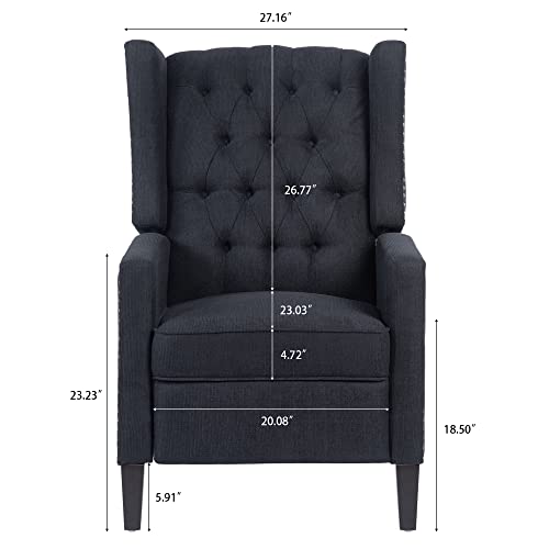 Sillón Plegable Negro miniatura 2