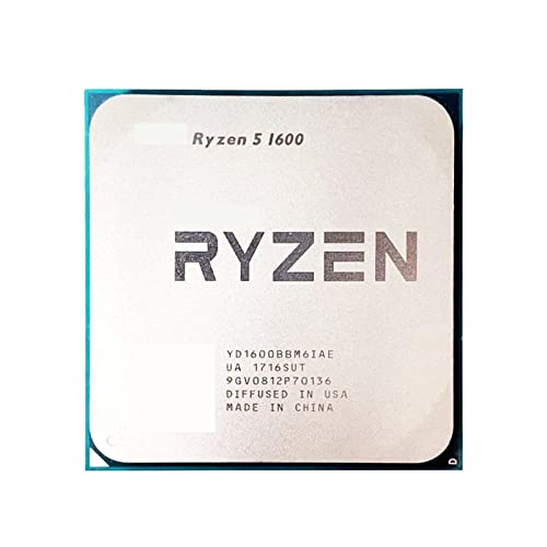 R 5 1600 R5 1600 3.2 GHz Soket Prosesor CPU Enam Inti Dua Belas Ulir 65W AM4