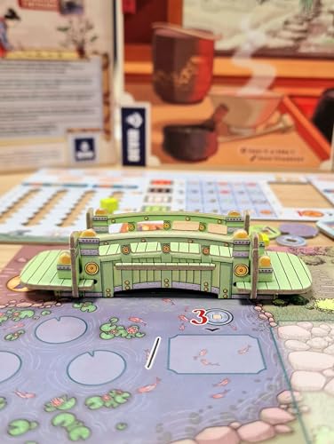 Image of Devir - The White Castle: Matcha Expansion, Strategy Board Game Expansion with New Actions, Geishas & Tea Ceremony Mechanics for Teens and Adults Ages 12+, 1-4 Players, Multi-Language