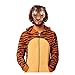 Orynosiy Fashion 3D Animal Mask Tiger Mask Women and Men Half Face Halloween Mask Animal Party Masquerade Costume Props(Yellow)