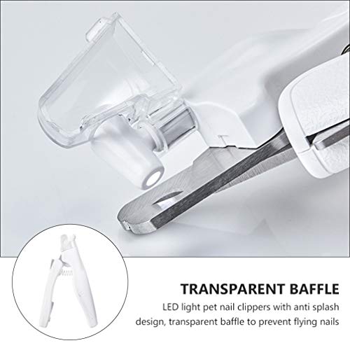 Cortador de unhas Balacoo para animais de estimação, cortador de unhas para cães e gatos com luz de