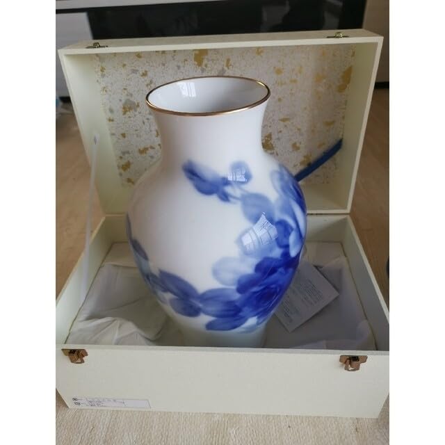 Amazon.co.jp: 大倉陶園 ブルーローズ8011 36cm花器 : ホーム＆キッチン 