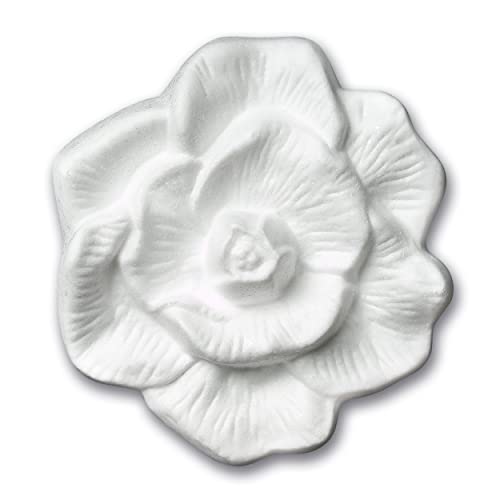 DECOSA Wandtattoo Rose in weiß, 5 Beutel à 2 Tattoos, Ø 13,5 cm -...