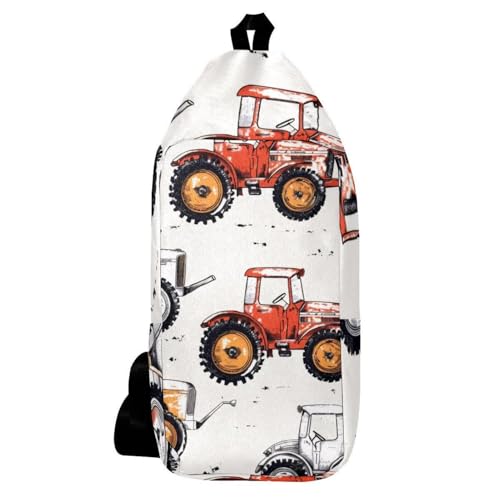 Sac à bandoulière Old Tractors contre l'encombrement, sac à dos compact pour libérer vos poches