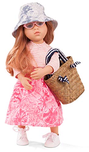 Gotz Laura Happy Kidz 19" Poseable Multi-Jointed Doll with Long Red Hair to Wash & Style