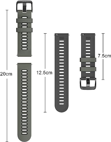 Image of Zitel Band Compatible with Huawei Watch GT 6 Pro /GT 6 46mm, GT 5 / GT 5 Pro 46mm, GT 4 46 mm, GT 3 / GT 3 Pro, GT /GT 2, GT 2 Pro /GT 2e, Watch 4 /4 Pro, 3 /3 Pro - 22mm Sports Straps