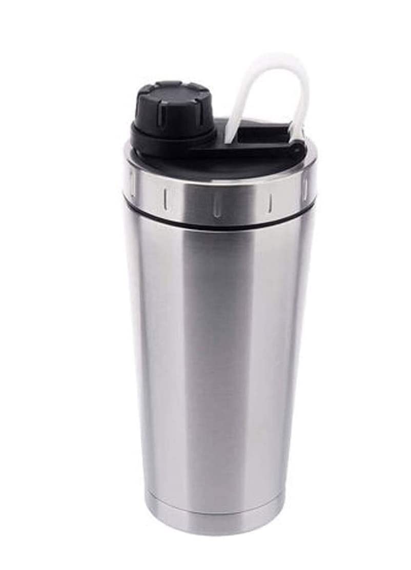 Trinkflasche, Protein Shaker-Flasche, 24 Unze Klassische Protein-Flasche, dichtestelle Turnflasche, Wasserflasche BPA-freie(F)