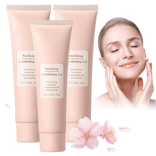 Purifying Exfoliating Gel, Purifying Exfoliating Moisturizing Gel, Gentle Scrub for Body & Face, Facial Exfoliator Cleanser, Moisturizing and Rejuvenating