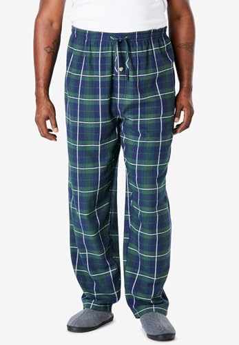 KingSize Men's Big & Tall Flannel Plaid Pajama Pants2