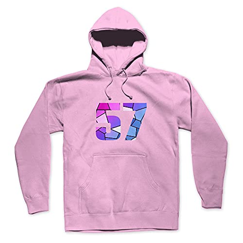 Hoodie 57 unisexe rose clair idéal pour le style urbain et décontracté