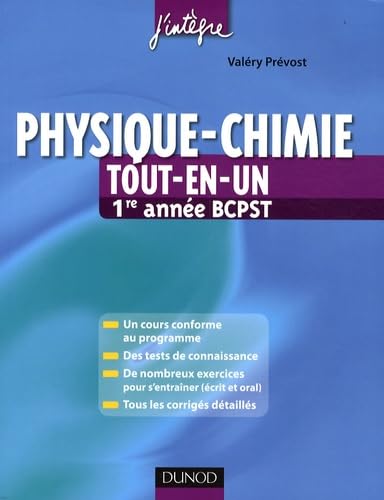 Physique-chimie : Tout-en-un - 1re année BCPST