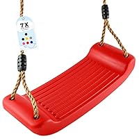 Schaukel Garten | Kinderschaukel Outdoor Indoor | Höhenverstellbar & rutschfest| Schaukelsitz - Schaukelbrett - Brettschaukel für Kinder zum Schaukeln