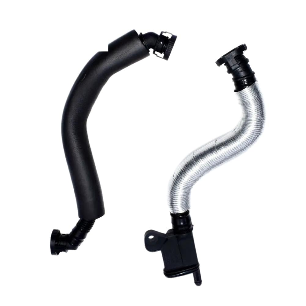 Vapxmubdv 2 Pcs Pcv Breather Vacuum Hose 06J103221b 06H103226a Compatible With A3 A4 Q5 2010 2011 2012 2013 2014 2015(2 Pcs)