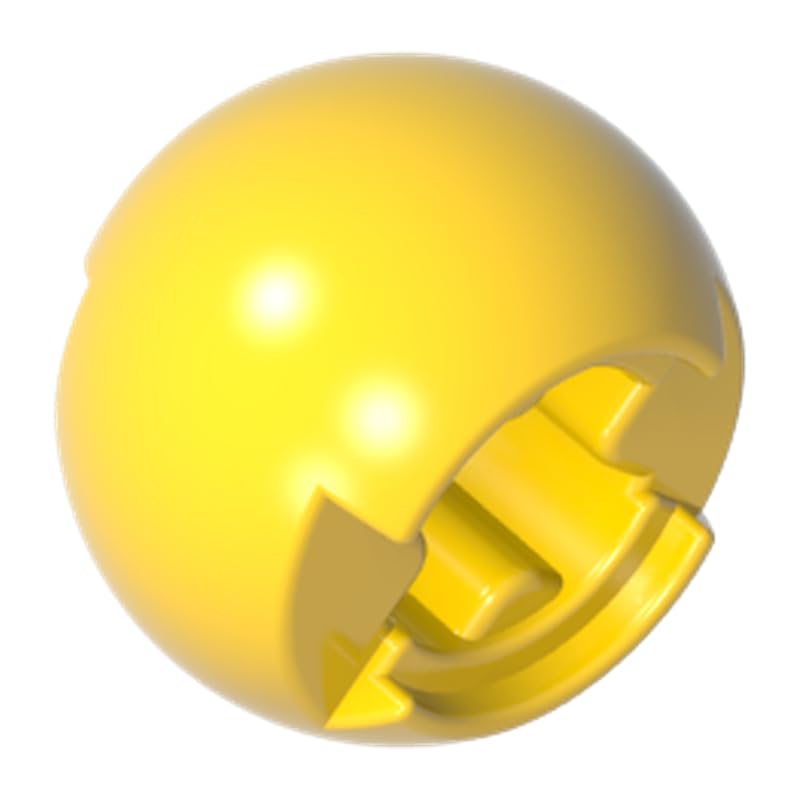 53585 Ball Joint Technic Ball Joint with Through Axle Hole 50 Pieces GDS-1056 Compatible with Lego Building Blocks Color:Yellow — image 1