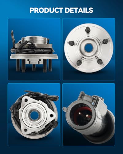 Image of PHILTOP Front 515078 Wheel Bearing Hub Assembly 5 Lugs for Ford Explorer