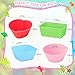 100PCS Silicone Lunch Box Dividers for Kids Lunch Accessories Set, Including 24 Reusable Silicone Cupcake Liners Baking Muffin Cups with 76 Animal Food Picks for Kids, Lunchbox Bento Box Accessories