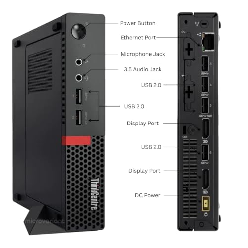 Image of Tiny Desktop PC | Core i3-7100T 7Th Gᥱn 3.4GHz, 8GB DDR4 RAM, 256GB SSD | 5G WiFi + Bluetooth, HD Graphics | DP, USB 2.0, Windows 11 Pro (1 Year Brand Warranty)