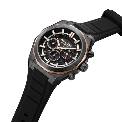 Police Chronographe Steward avec cadrans de précision