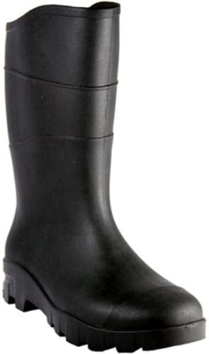 44231-07 Steel Toe Unisex Value Boot, Size-7, Black