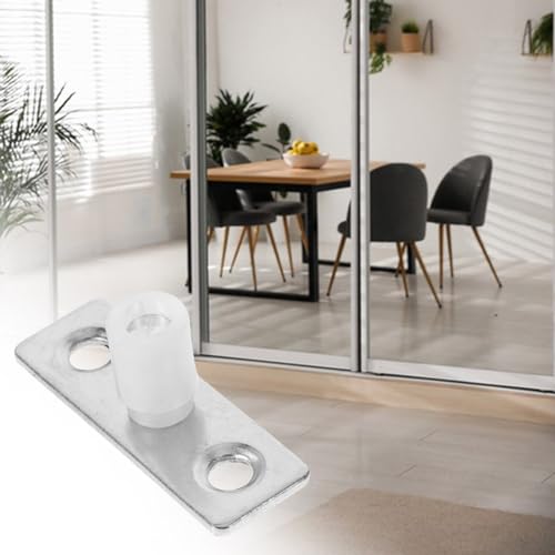 CLISPEED Guia De Porta Deslizante 6 Peças Guia De Chão Porta De Celeiro Inferior