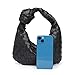 Women Soft PU Leather Woven Handbag Handmade Hobo Shoulder Bag Woven Clutch Bag Knotted Dumpling Pouch for Party Gift (black)