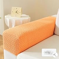 FANSU 2 Pezzi Copribraccioli per Divani, Jacquard Copribraccioli Poltrona Copri Braccioli Divano Elasticizzato Proteggere Antiscivolo Elasticizzati per Poltrone Divani Sedie Mobili (Grigio Chiaro