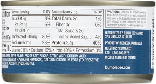 Image of Bumble Bee Specialty Seafood Bundle (2 Total Cans) - White Flake Crabmeat and Tiny Shrimp - 1 6 oz Can Each - Wild Caught, Drain Before Use