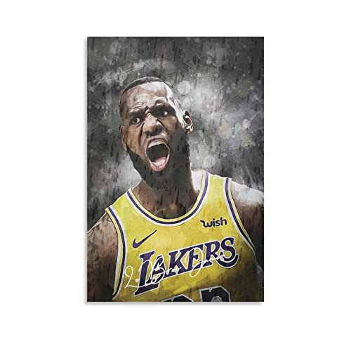 Tableau LeBron James pour habiller un mur vide sans cadre 60x80cm