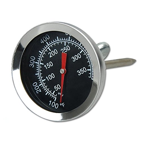 Qiorange Thermomètre de Four en Acier Inoxydable Thermomètre pour Barbecue Grill fumoir Thermomètre 50 à 350 °C, 100 à 700 ℉ (Type A 350°C) Cover