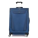 Travelpro Maxlite 5 Softside Expandable Spinner Wheel Luggage, Sapphire Blue, Checked-Medium 25-Inch