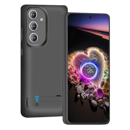 Loytal Battery Case for Samsung Galaxy S24, 5000mAh Rechargeable Extended Battery Charging Charger Case, Add 100% Extra Juice, Not Compatible with S24+ or S24 Ultra (6.2 inch) Black