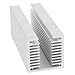 100 * 40 * 40MM Steady Aluminum Heat Sink U Type TO-3P Heat Cooling Fin Dense Tooth Heat Cooler Fin Thermal Conductivity Cooling Radiator