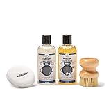 CLARK'S Cast Iron Complete Care Kit - Cast Iron Seasoning Oil - Cast Iron Soap - Scrub Brush and...