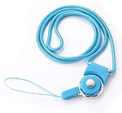 Amazon Axyo ネックストラップ スマホ ストラップ 落下防止 使用便利 携帯ストラップ ハンドリンカー スマホケース デジカメ 鍵 パスケースなど 対応 ネックストラップ ブルー ストラップ マスコット 通販