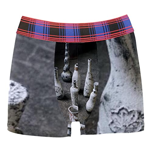 La combinazione di poliestere e spandex rende questa biancheria intima da uomo traspirante, consentendo la circolazione dell'aria per prevenire l'accumulo di odori.