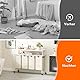 Lifewit Wäschekorb 4 Fächer, 68L/42 x 3L Wäschesammler mit 2 Ablage und Rollen, Laundry Baskets mit herausziehbaren Säcken, Wäschesortierer für Waschküche Schlafzimmer, Weiß