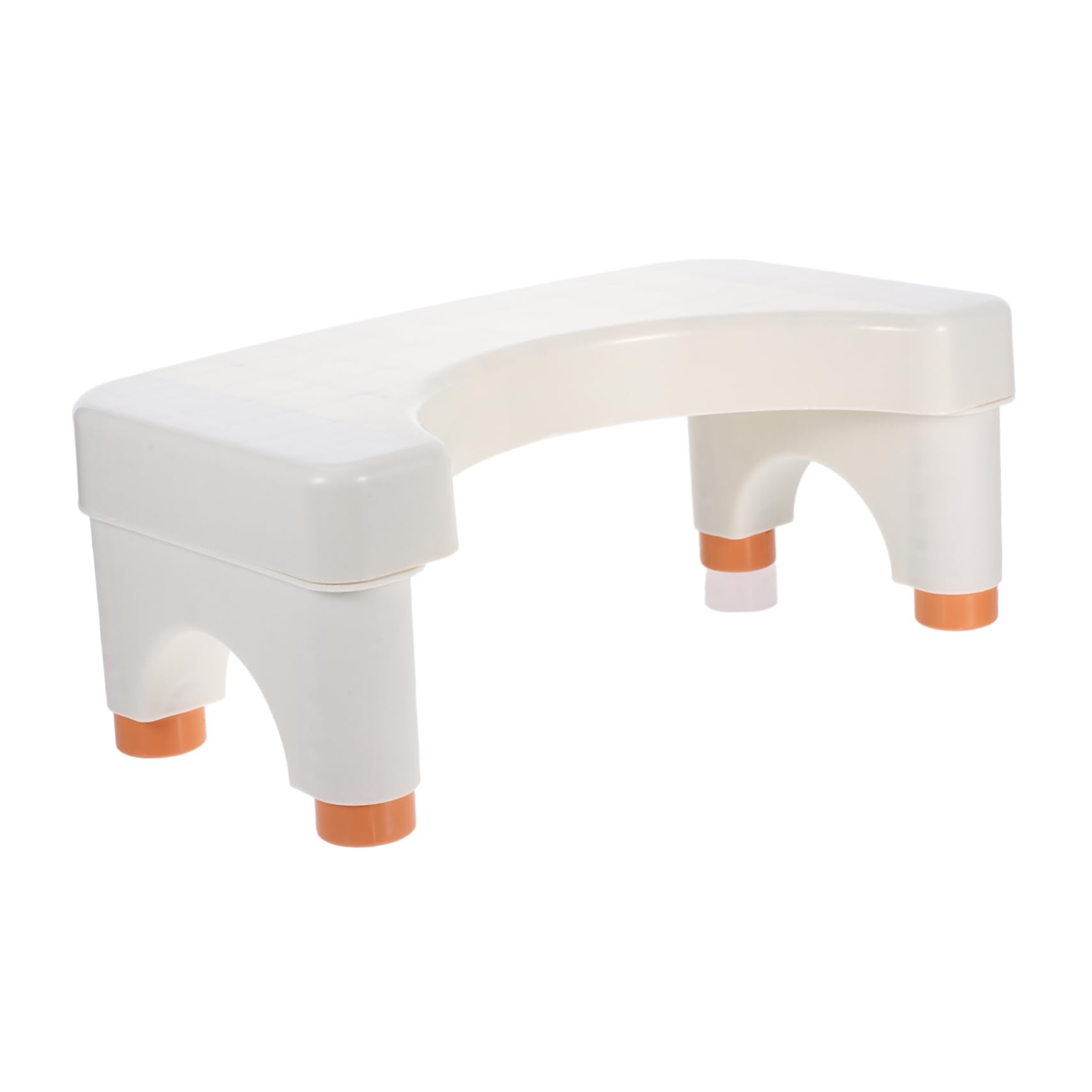 FOMIYES Bathroom Foot Bench Squat Stool Height-Adjustable Portable Potty Stool for Boys and Girls and Adults