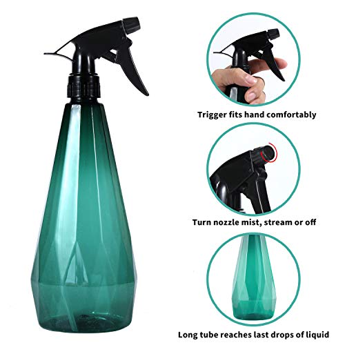 Vaupan Plastic Spray flessen, 1L/32oz Plant Mister Lekbewijs Lege Mist Water Fles voor Schoonmaak Oplossing Haar… - Afbeelding 4