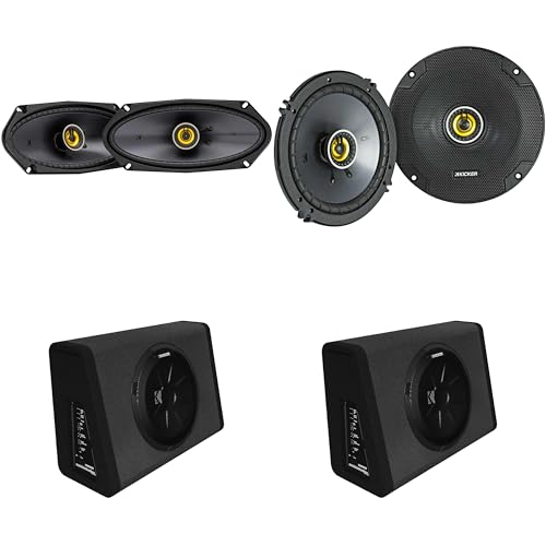 Kicker (2) 11PT250 Powered Truck Enclosure & 50CSC4104 4x10, 46CSC654 6.5