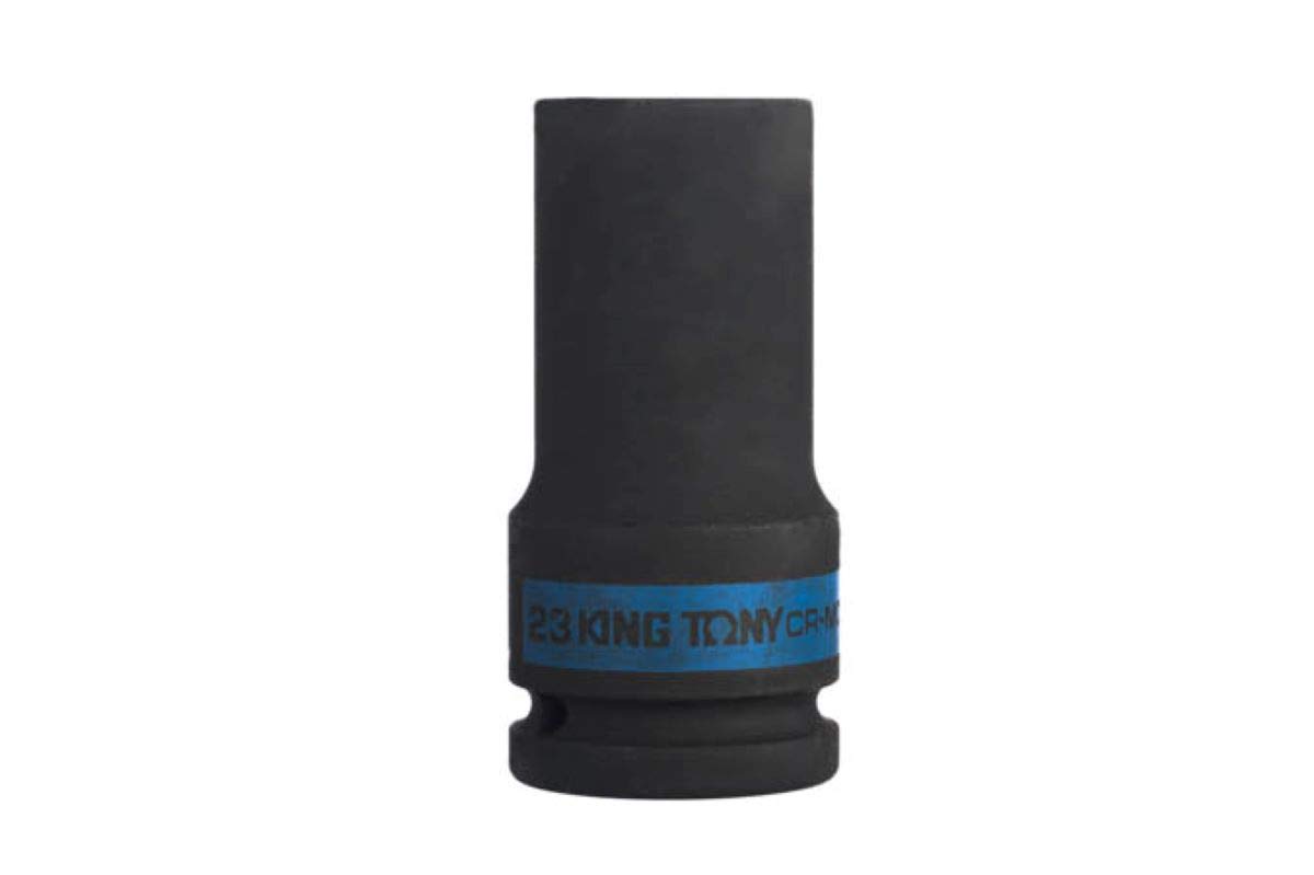 KING TONY 643523M Socket De Impacto Long 3/4" 23mm for DIYers & Professionals, Built for Repair and Installation tasks 23mm