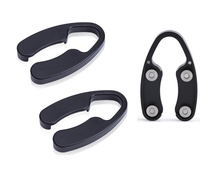 Wine Foil Cutter, Magnetic Foil Cutter for Wine Bottles Black Wine Foil Removes Stainless Steel ABS Wine Foil Cutter Tool, Great Wine Accessories Gift for Wine Lovers (3 Pack)